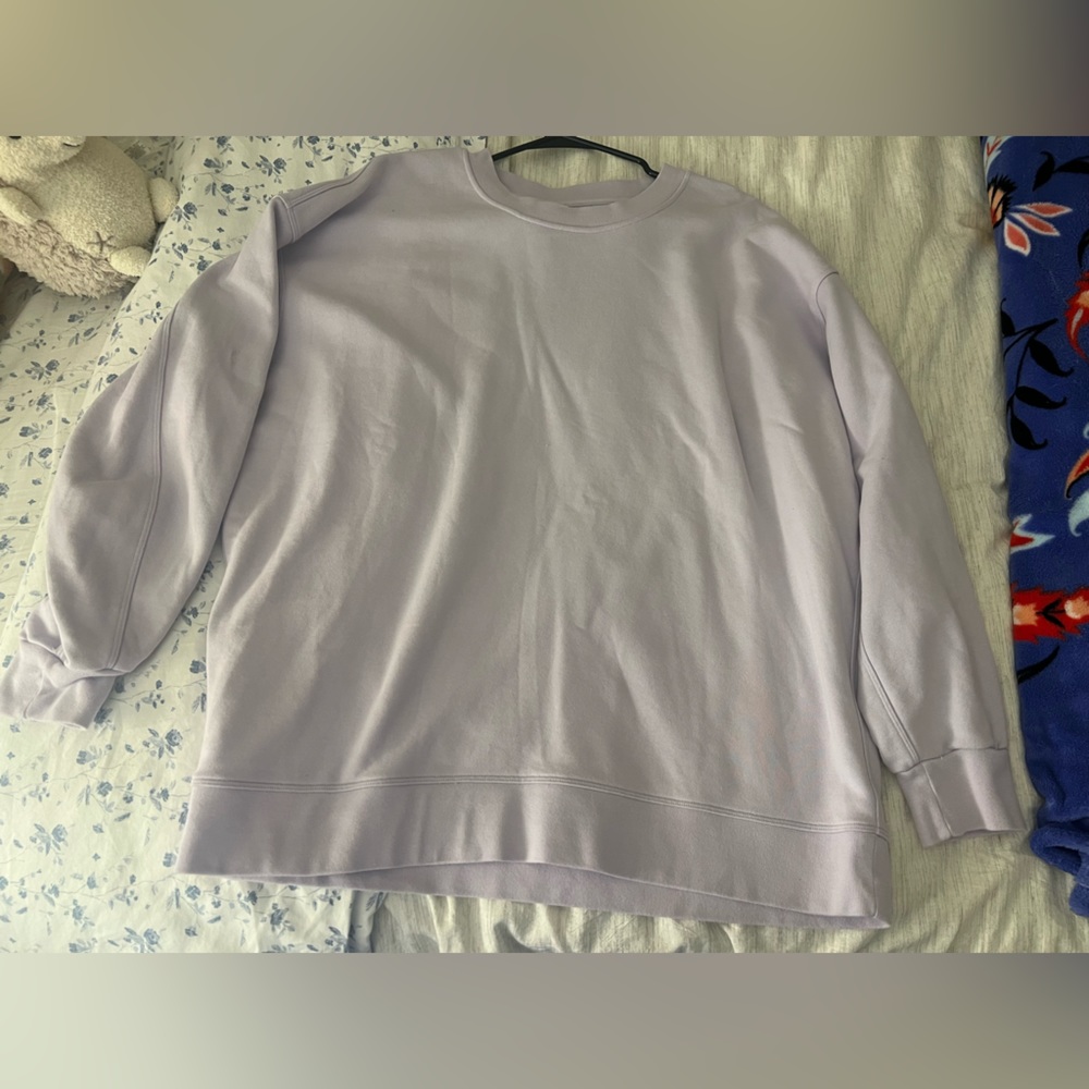 Lululemon perfectly oversized crew in lavender dew